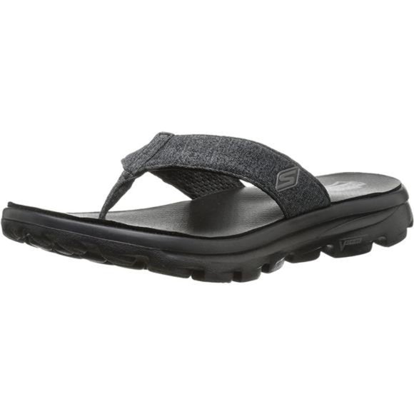 Women's Go Walk Move Solstice Flip Flop Black - Picture 1 of 7